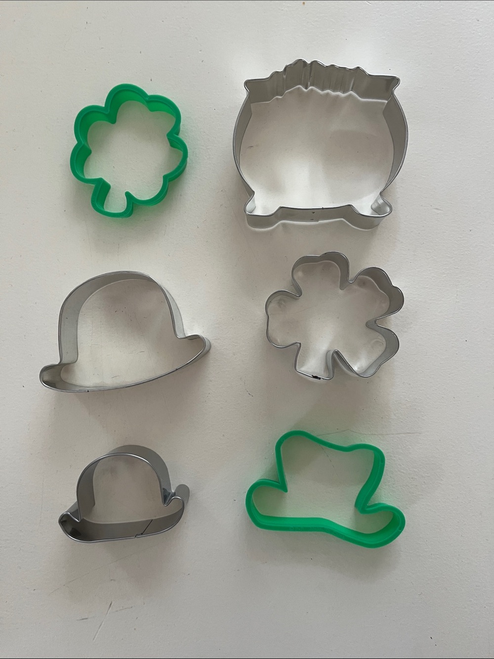 St. Patrick’s Day Cookie Cutters, Set of 6